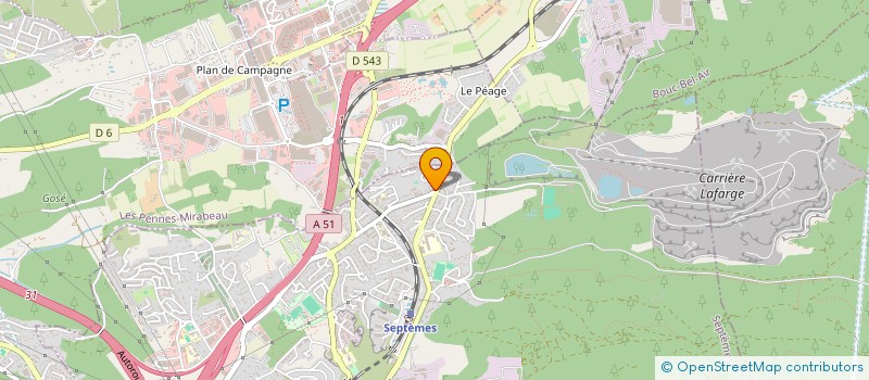 localisation de l'entreprise IMMOKA à SEPTEMES-LES-VALLONS