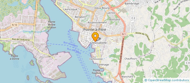 localisation de l'entreprise IMMOKEA à POINTE-A-PITRE
