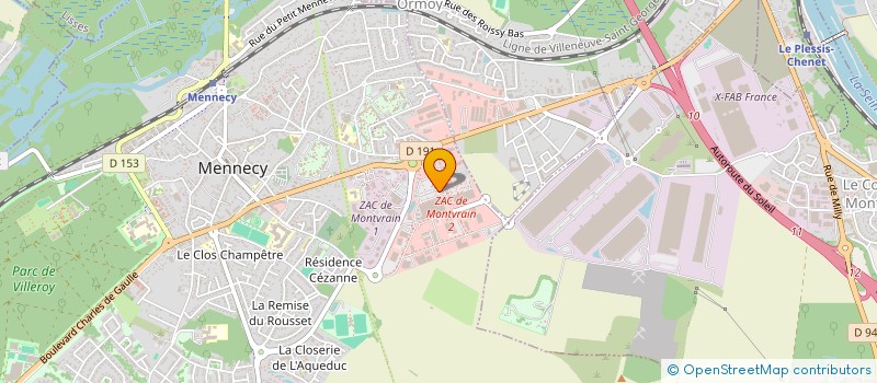 localisation de l'entreprise IMMOKEYS SAS à MENNECY
