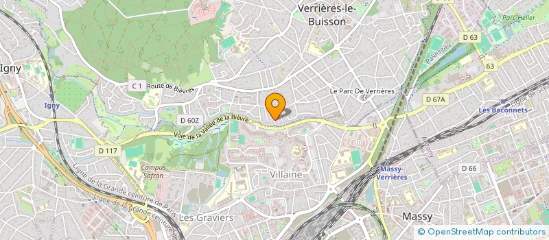 localisation de l'entreprise IMMOKHFI à VERRIERES-LE-BUISSON