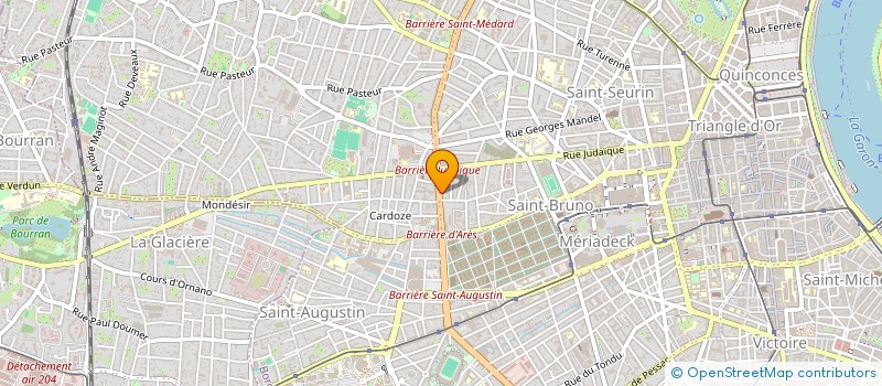 localisation de l'entreprise IMMOLAB à BORDEAUX