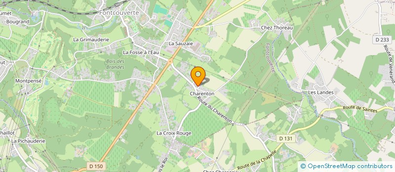 localisation de l'entreprise IMMOLAND  FONTCOUVERTE