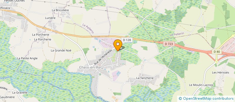 localisation de l'entreprise IMMOLAND CONCEPT  CHEIX-EN-RETZ