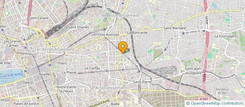 localisation de l'entreprise IMMOLAND-GESTION à MARSEILLE 4EME