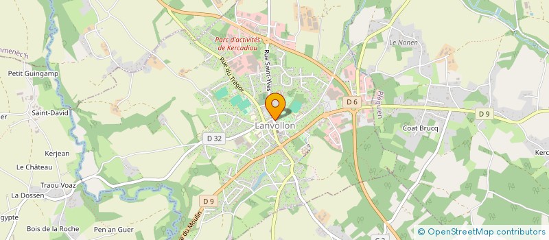 localisation de l'entreprise IMMOLANOE  LANVOLLON