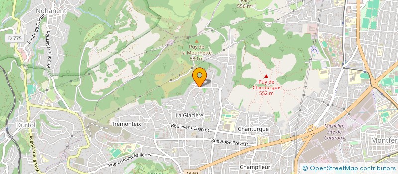 localisation de l'entreprise IMMOLAP  CHAMALIERES