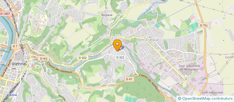 localisation de l'entreprise IMMOLEC  VIENNE