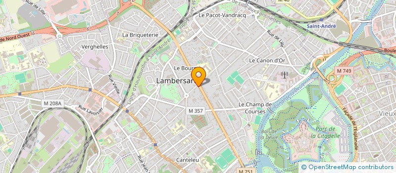 localisation de l'entreprise IMMOLEK à LAMBERSART