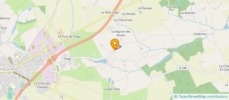 localisation de l'entreprise IMMOLGA  PLELAN-LE-GRAND