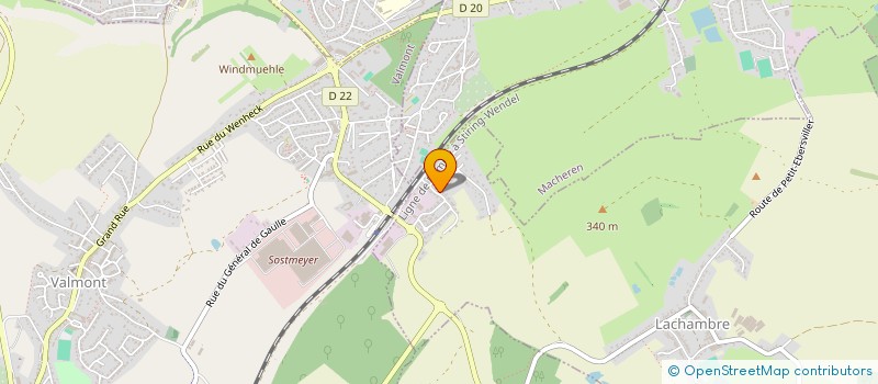 localisation de l'entreprise IMMOLIFE  LACHAMBRE