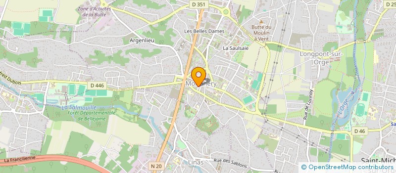 localisation de l'entreprise IMMOLIN  MONTLHERY