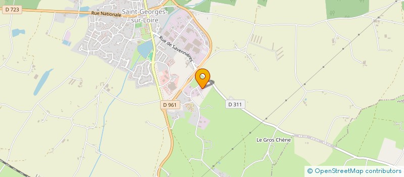 localisation de l'entreprise IMMOLINK  SAINT-GEORGES-SUR-LOIRE