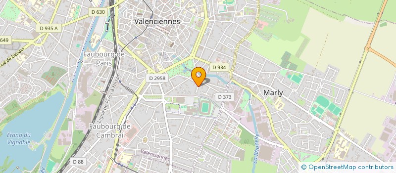 localisation de l'entreprise IMMOLIS  VALENCIENNES