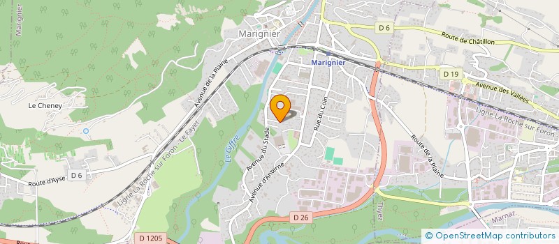 localisation de l'entreprise IMMOLISIA  MARIGNIER