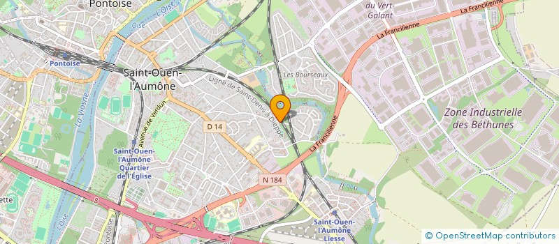 localisation de l'entreprise IMMOLLYNE  SAINT-OUEN-L'AUMONE