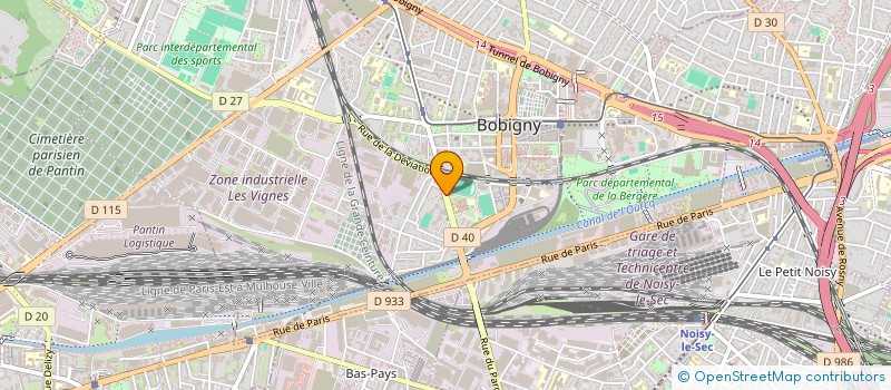 localisation de l'entreprise IMMOLOBO 77  BOBIGNY