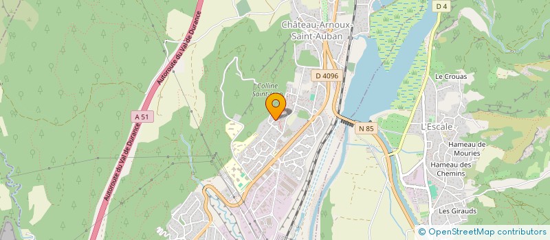 localisation de l'entreprise IMMOLOC  CHATEAU ARNOUX SAINT AUBAN