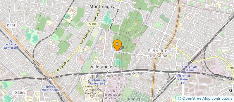 localisation de l'entreprise IMMOLOC 60 à VILLETANEUSE