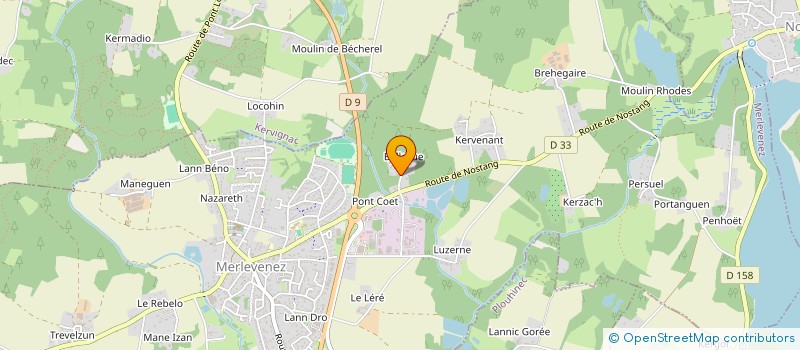 localisation de l'entreprise IMMOLOC56  MERLEVENEZ