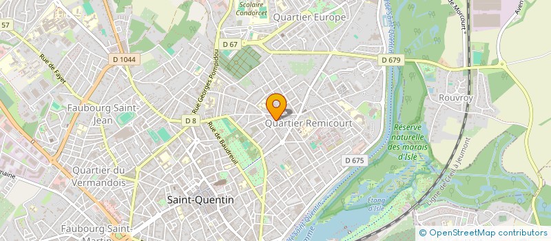 localisation de l'entreprise IMMOLOG à SAINT-QUENTIN