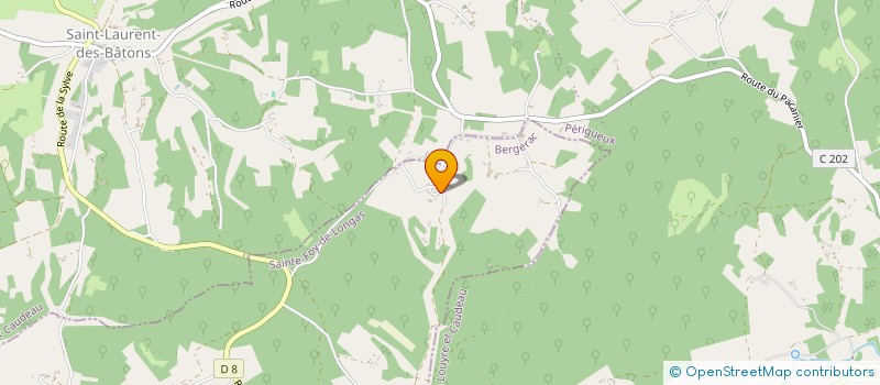 localisation de l'entreprise IMMOLOL  SAINTE-FOY-DE-LONGAS