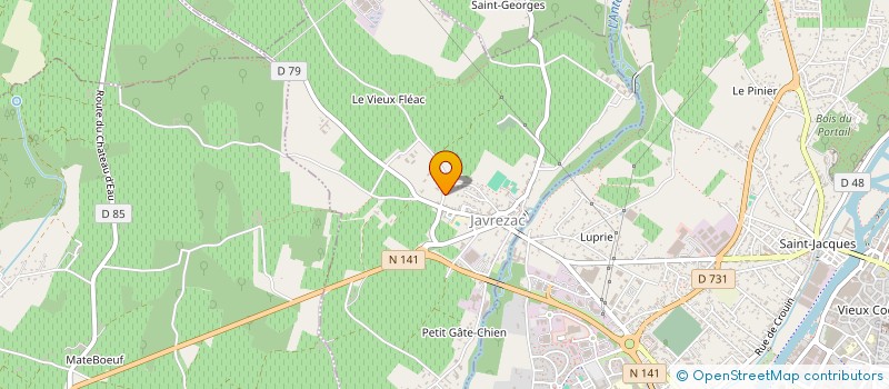 localisation de l'entreprise IMMOLOUP à SAINT-LAURENT-DE-COGNAC