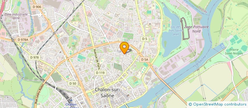 localisation de l'entreprise IMMOLOVE à CHALON-SUR-SAONE