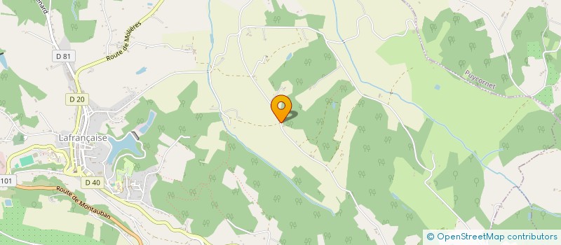 localisation de l'entreprise IMMOLU  LAFRANCAISE