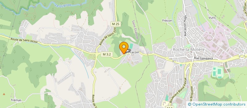 localisation de l'entreprise IMMOLY  SAINT-ETIENNE