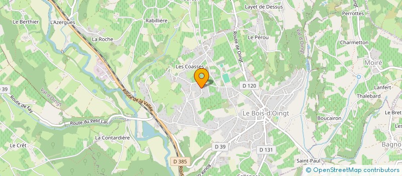 localisation de l'entreprise IMMOLYCO  VAL D'OINGT