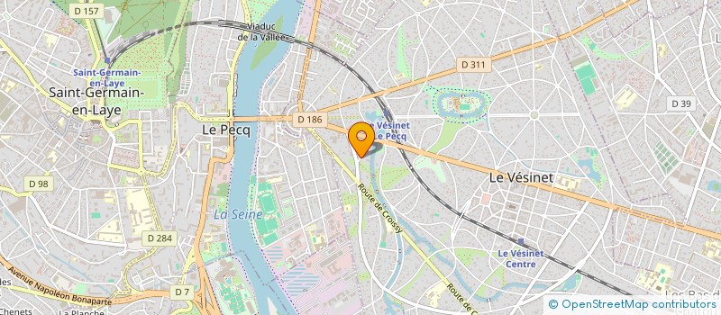 localisation de l'entreprise IMMOLYNE  LE VESINET