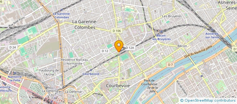 localisation de l'entreprise IMMOLYNK à COURBEVOIE