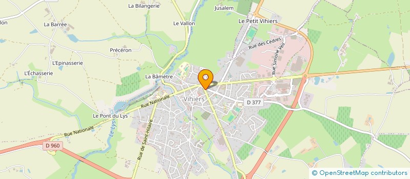 localisation de l'entreprise IMMOLYS  MURS-ERIGNE