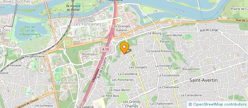 localisation de l'entreprise IMMOMALUAS  SAINT-AVERTIN