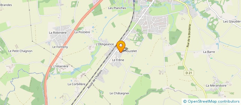localisation de l'entreprise IMMOMANDIN à LA GARNACHE