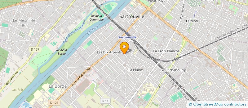 localisation de l'entreprise IMMOMANIA  SARTROUVILLE