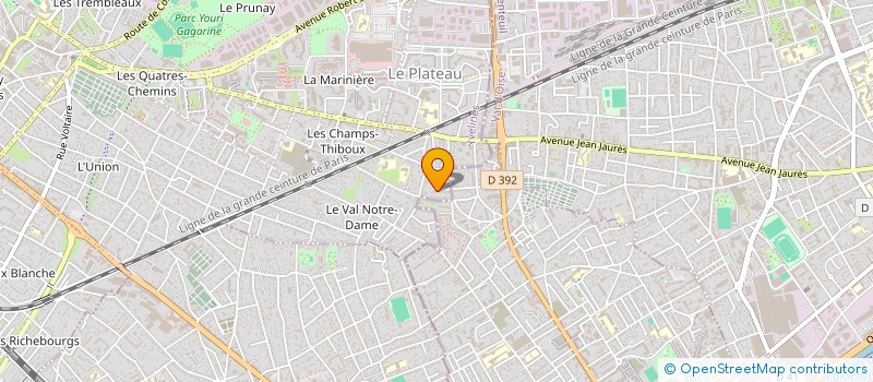 localisation de l'entreprise IMMOMAPE  SARTROUVILLE