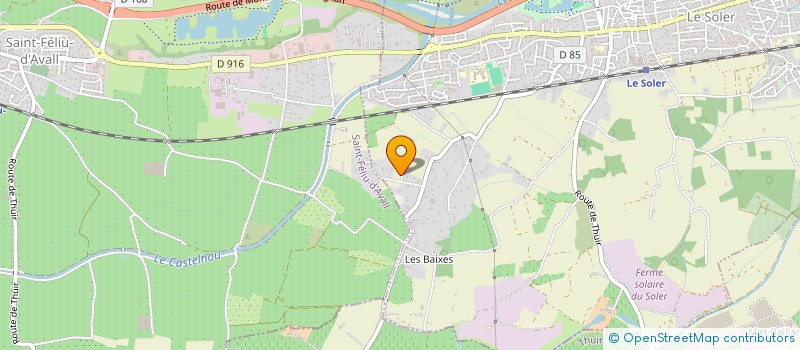 localisation de l'entreprise IMMOMARIN  LE SOLER