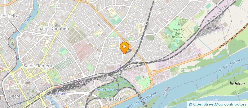 localisation de l'entreprise IMMOMARTINS à NANTES