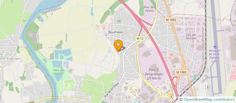 localisation de l'entreprise IMMOMAT  ANDREZIEUX-BOUTHEON