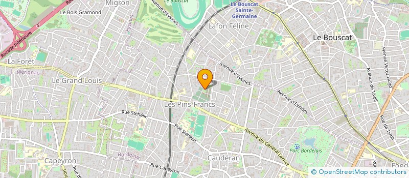 localisation de l'entreprise IMMOMATH  BORDEAUX