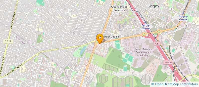 localisation de l'entreprise IMMOMATI  GRIGNY