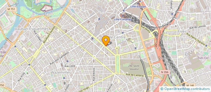 localisation de l'entreprise IMMOME à LILLE
