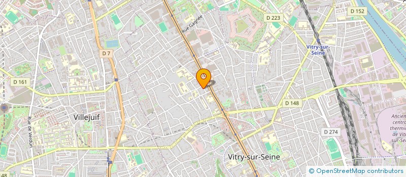 localisation de l'entreprise IMMOMED  VITRY-SUR-SEINE