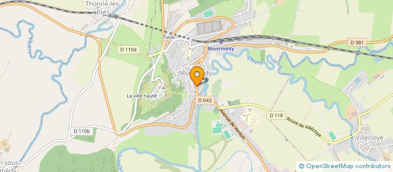localisation de l'entreprise IMMOMEDY à MONTMEDY