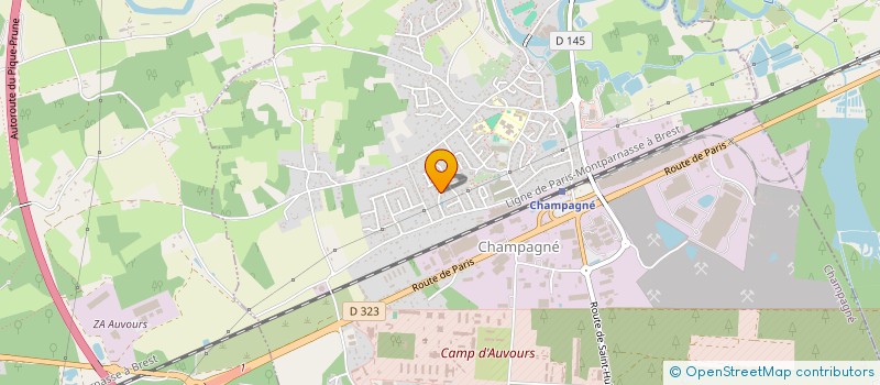 localisation de l'entreprise IMMOMELE  CHAMPAGNE