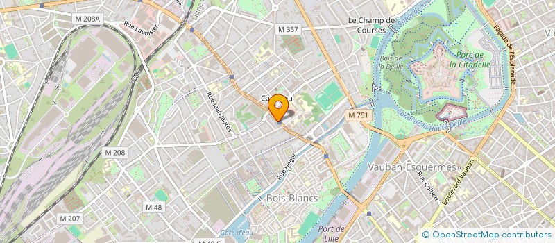 localisation de l'entreprise IMMOMETRO à LILLE
