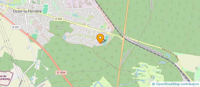 localisation de l'entreprise IMMOMIF  OZOIR-LA-FERRIERE