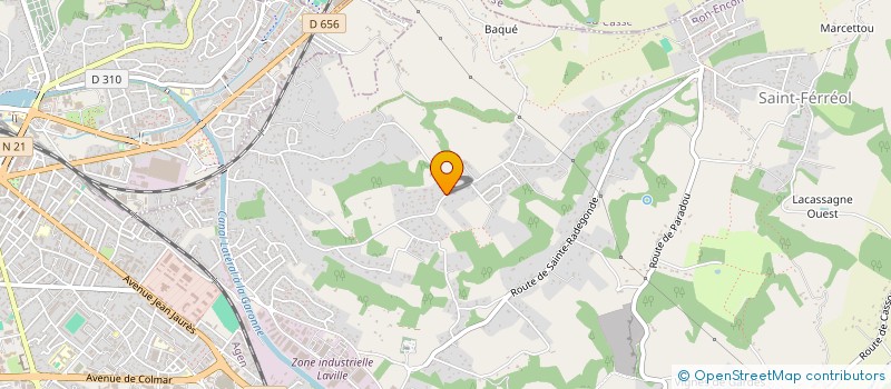 localisation de l'entreprise IMMOMIK  BON-ENCONTRE