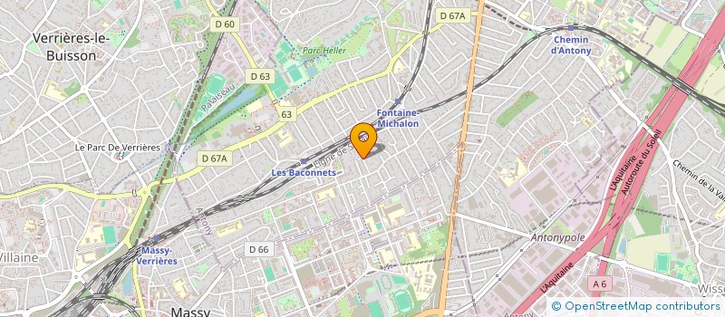 localisation de l'entreprise IMMOMLM3 à ANTONY